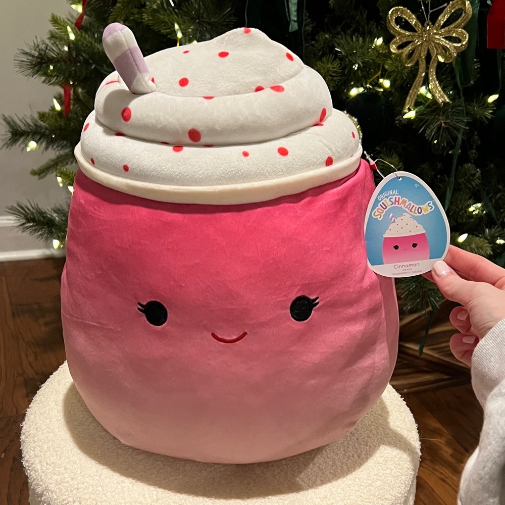 Squishmallows Pink Ice Cream Plush